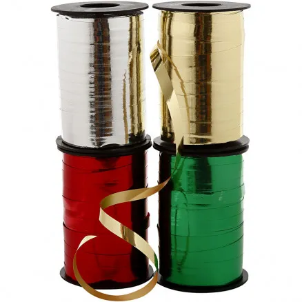 Gavebånd, B: 10 mm, blank, 4x250 m/ 1 stk.