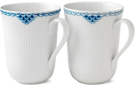 Royal Copenhagen Prinsesse krus - 33 cl - 2 stk