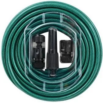 Hageslange med koblingssett